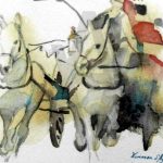 60.Horses and carriage