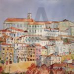 56.Vista de parte da cidade de Coimbra
